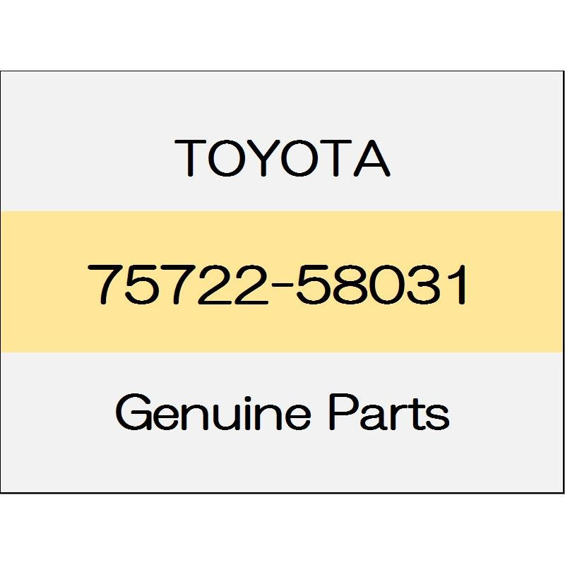 [NEW] JDM TOYOTA ALPHARD H3# The rear door belt molding (L) 75722-58031 GENUINE OEM