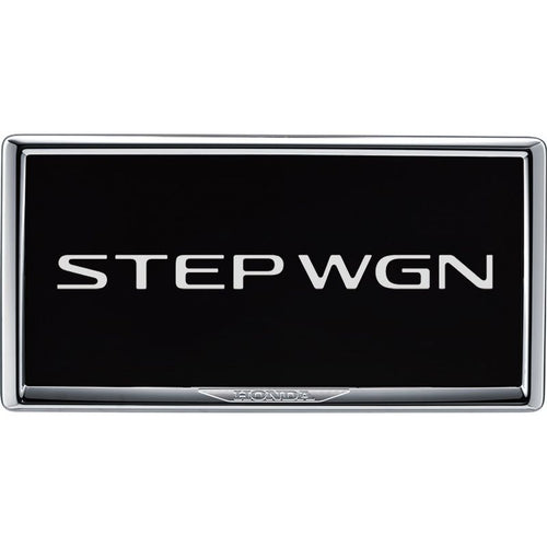 [NEW] JDM Honda STEP WGN RP6/7/8 License Frame Plating Type For Front OEM