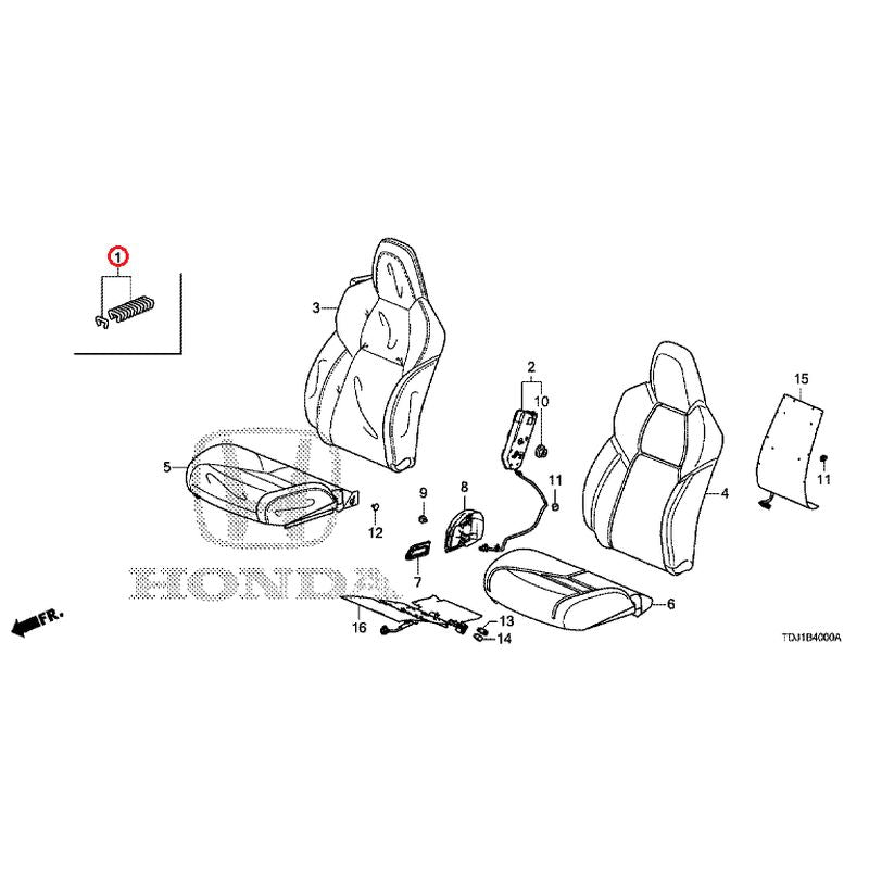 [NEW] JDM HONDA S660 JW5 2020 Seat (Driver's Side) GENUINE OEM