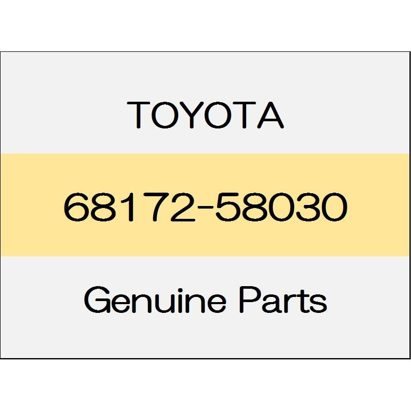 [NEW] JDM TOYOTA ALPHARD H3# Front door glass weather strip inner (L) ~ 1801 68172-58030 GENUINE OEM