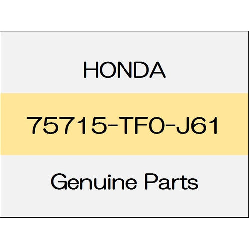 [NEW] JDM HONDA FIT GK Sticker 2015 fuel economy standards achieved car 75715-TF0-J61 GENUINE OEM
