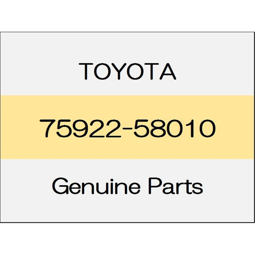 [NEW] JDM TOYOTA ALPHARD H3# Black-out tape No.1 (L) 75922-58010 GENUINE OEM