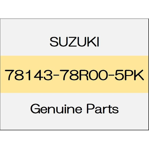 [NEW] JDM SUZUKI JIMNY SIERRA JB74 Roof molding the rear cap (two-tone roof only) (R) 78143-78R00-5PK GENUINE OEM