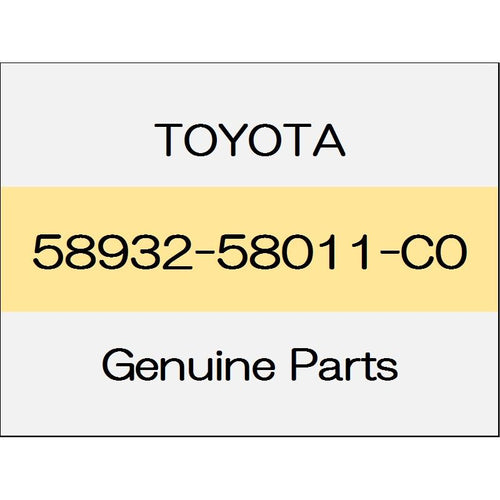 [NEW] JDM TOYOTA ALPHARD H3# The rear console box garnish 58932-58011-C0 GENUINE OEM