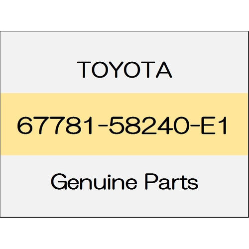 [NEW] JDM TOYOTA ALPHARD H3# Front door trim ornament sub Assy (R) ~ 1801 trim code (01) 67781-58240-E1 GENUINE OEM