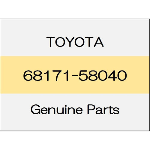 [NEW] JDM TOYOTA ALPHARD H3# Front door glass weather strip inner (R) 1801 ~ 68171-58040 GENUINE OEM