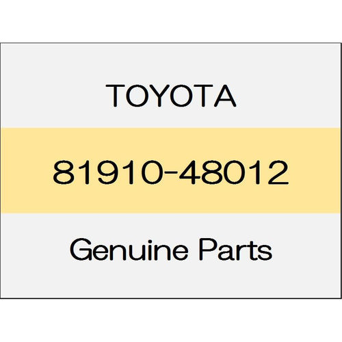 [NEW] JDM TOYOTA ALPHARD H3# Reflex reflector Assy (R) 81910-48012 GENUINE OEM