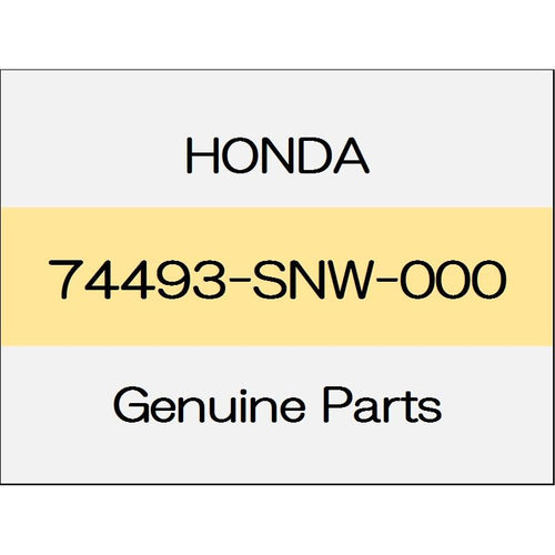 [NEW] JDM HONDA CIVIC TYPE R FD2 Trunk side protector (L) 74493-SNW-000 GENUINE OEM