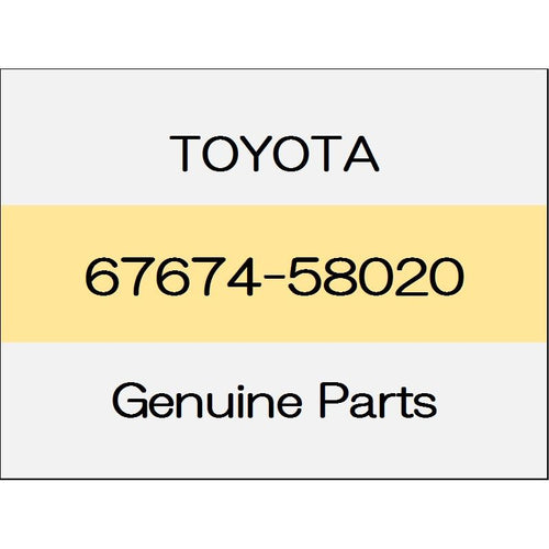 [NEW] JDM TOYOTA ALPHARD H3# Front door frame garnish lower (L) 67674-58020 GENUINE OEM