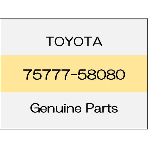 [NEW] JDM TOYOTA ALPHARD H3# Food front molding pad - 1801 75777-58080 GENUINE OEM