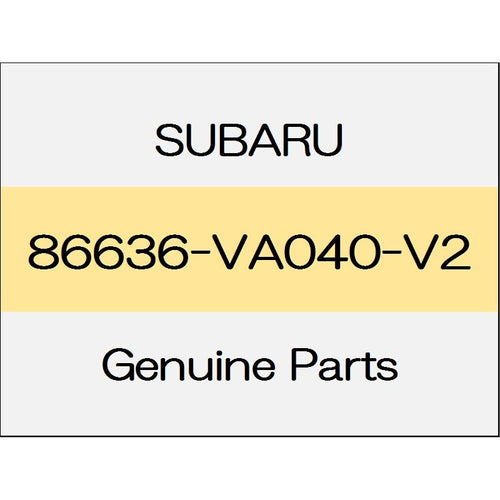 [NEW] JDM SUBARU WRX S4 VA Lamp washer nozzle cover Assy (R) body color code (D4S) 86636-VA040-V2 GENUINE OEM