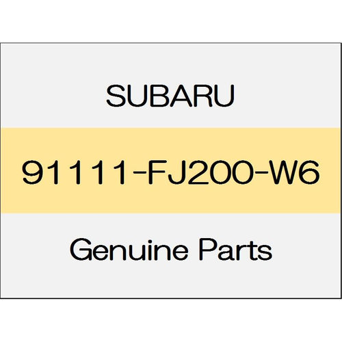 [NEW] JDM SUBARU WRX STI VA Trunk garnish body color code (K1X) 91111-FJ200-W6 GENUINE OEM