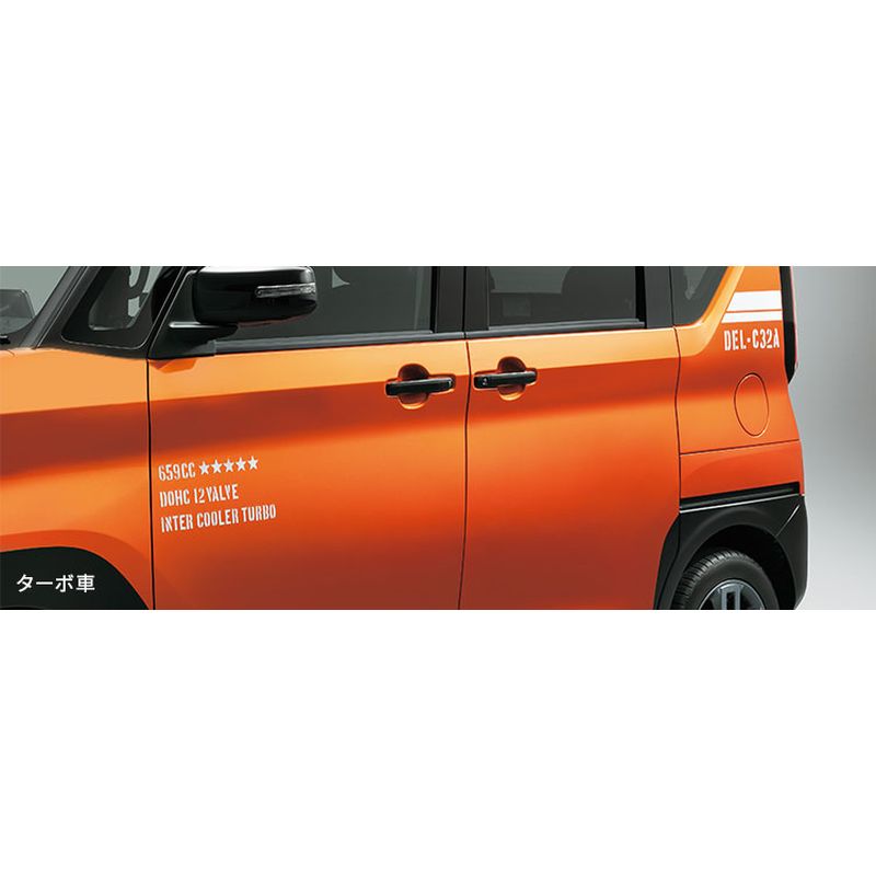 [NEW] JDM Mitsubishi DELICA MINI B3#A Homage Decal Stencil Style Genuine OEM