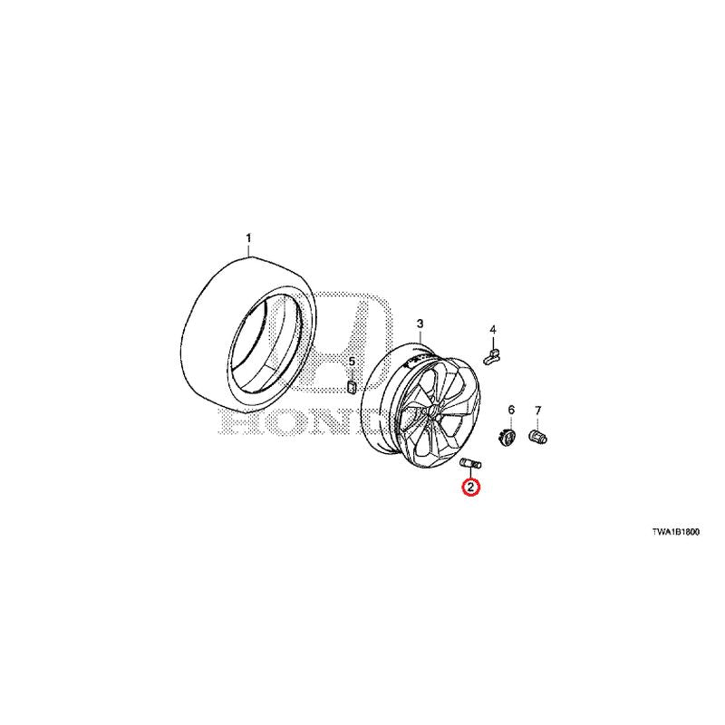 [NEW] JDM HONDA ACCORD CV3 2022 Tire/Wheel Disc GENUINE OEM