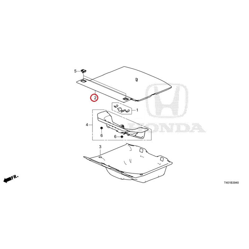 [NEW] JDM HONDA CIVIC FL5 2023 Cargo Floor Lid GENUINE OEM