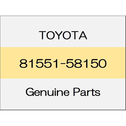 [NEW] JDM TOYOTA ALPHARD H3# Tail lamp lens and body (R) Standard system - 1511 81551-58150 GENUINE OEM