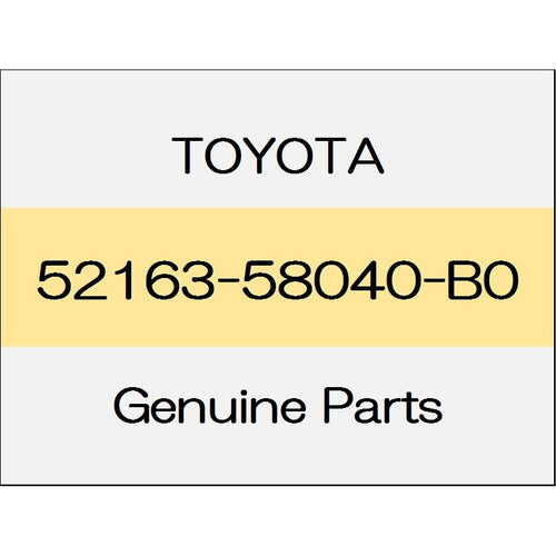 [NEW] JDM TOYOTA ALPHARD H3# Rear bumper plate (R) body color code (1F7) 52163-58040-B0 GENUINE OEM