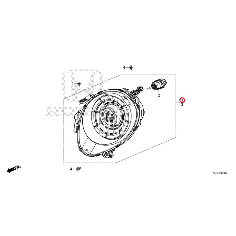 [NEW] JDM HONDA N-ONE JG3 2023 Headlight GENUINE OEM