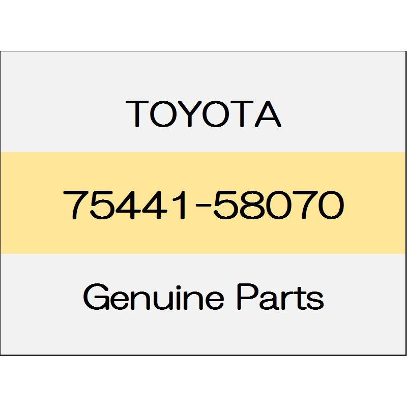 [NEW] JDM TOYOTA ALPHARD H3# Back door name plate No.1 75441-58070 GENUINE OEM