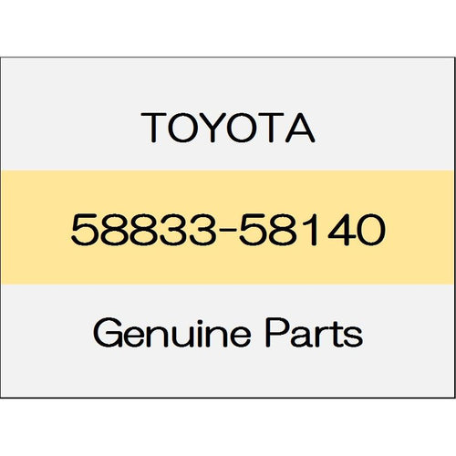 [NEW] JDM TOYOTA ALPHARD H3# Console upper panel garnish No.1 metallic pressurized with decoration 58833-58140 GENUINE OEM