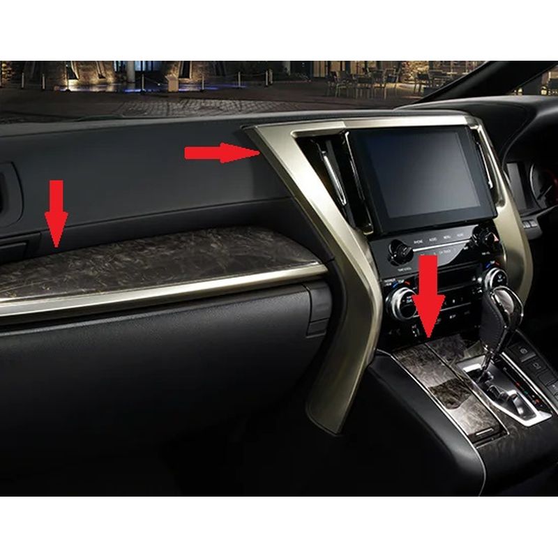 [NEW] JDM Toyota Alphard 3# Instrument Panel set S TYPE GOLD II Genuine OEM