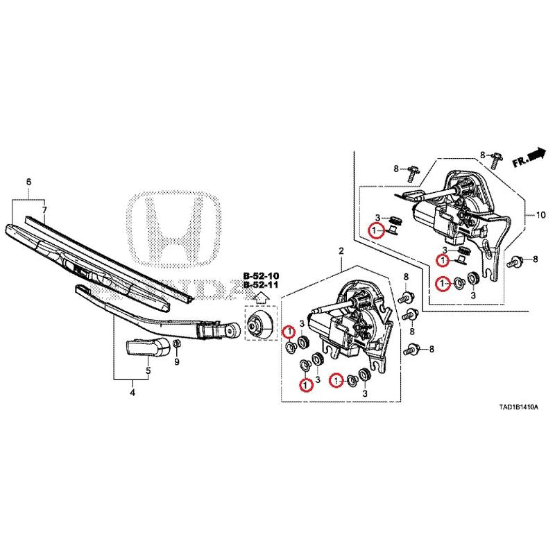 [NEW] JDM HONDA STEP WGN SPADA RP5 2020 Rear Windshield Wiper GENUINE OEM