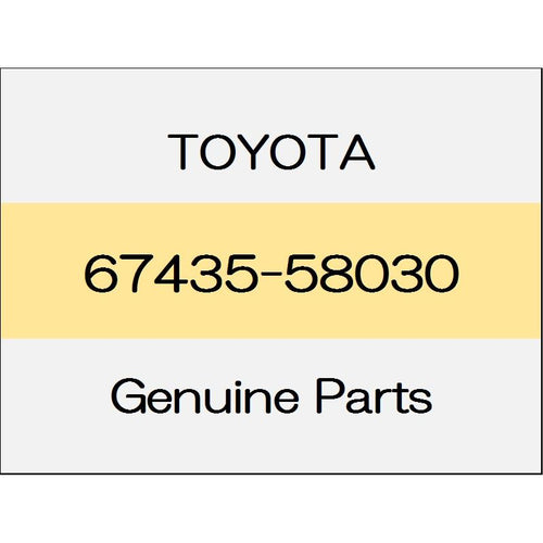 [NEW] JDM TOYOTA ALPHARD H3# The rear door window guide Front (R) 67435-58030 GENUINE OEM