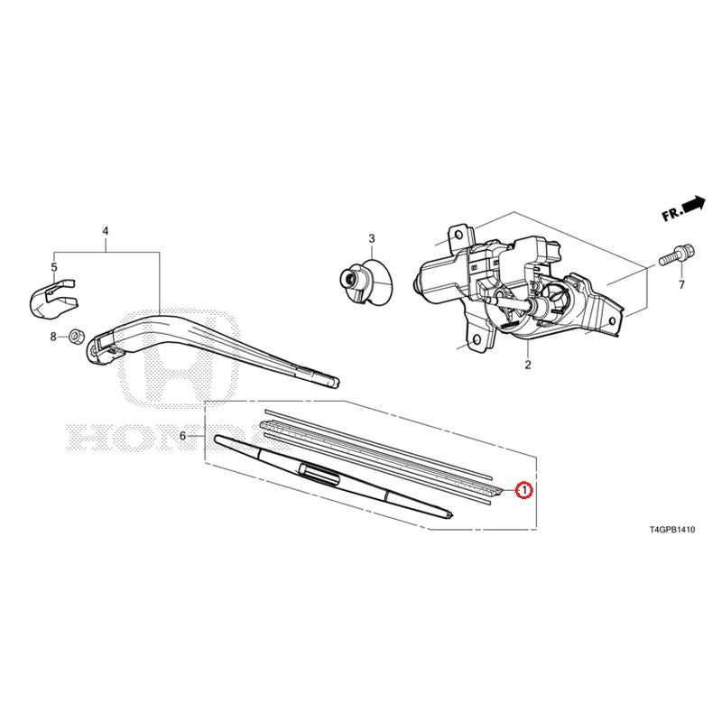 [NEW] JDM HONDA N-ONE JG3 2023 Rear Windshield Wiper GENUINE OEM