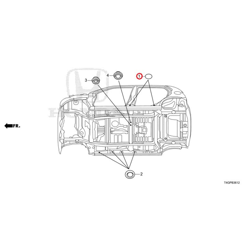 [NEW] JDM HONDA N-ONE JG3 2023 Grommet (Lower) GENUINE OEM