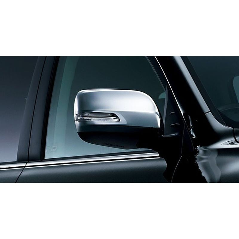 [NEW] JDM Toyota LAND CRUISER J202 Chrome Door Mirror Cover Genuine OEM