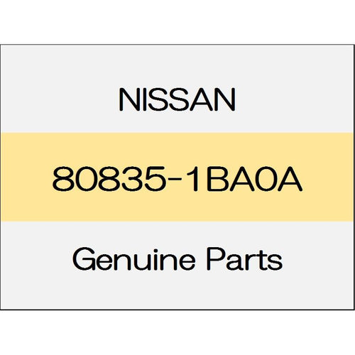 [NEW] JDM NISSAN SKYLINE CROSSOVER J50 Front door inside seal Assy (L) 80835-1BA0A GENUINE OEM