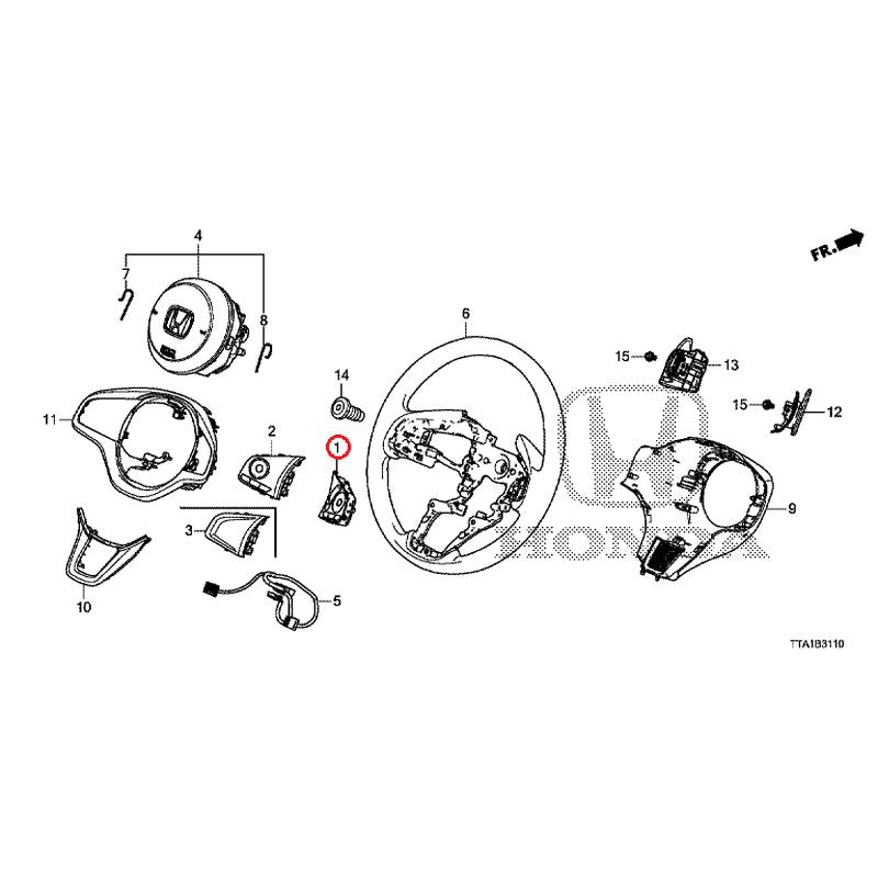 [NEW] JDM HONDA N-BOX JF3 2021 Steering Wheel (SRS) GENUINE OEM