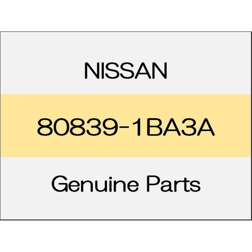 [NEW] JDM NISSAN SKYLINE CROSSOVER J50 Front door parting seal (L) 80839-1BA3A GENUINE OEM