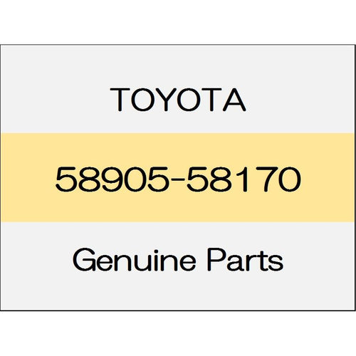 [NEW] JDM TOYOTA ALPHARD H3# Console compartment door sub-Assy metallic decorative with Aero system 1801 to 58905-58170 GENUINE OEM