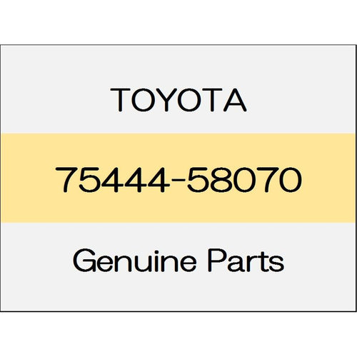 [NEW] JDM TOYOTA ALPHARD H3# Back door name plate No.4 2GR-FE 75444-58070 GENUINE OEM