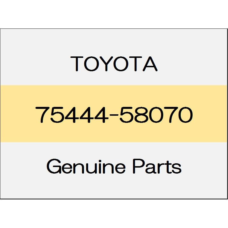 [NEW] JDM TOYOTA ALPHARD H3# Back door name plate No.4 2GR-FE 75444-58070 GENUINE OEM