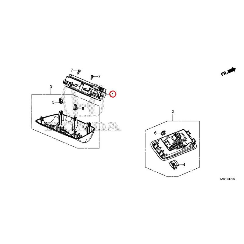 [NEW] JDM HONDA STEP WGN SPADA RP5 2020 Rear Air Conditioner Control GENUINE OEM