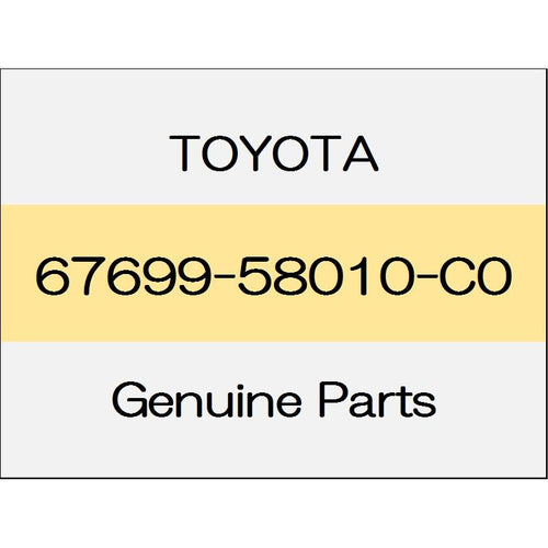 [NEW] JDM TOYOTA ALPHARD H3# Sunshade bezel (L) 67699-58010-C0 GENUINE OEM
