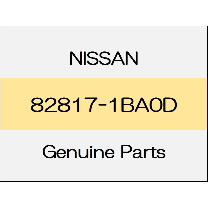 [NEW] JDM NISSAN SKYLINE CROSSOVER J50 Rear door sash front tape (L) 82817-1BA0D GENUINE OEM