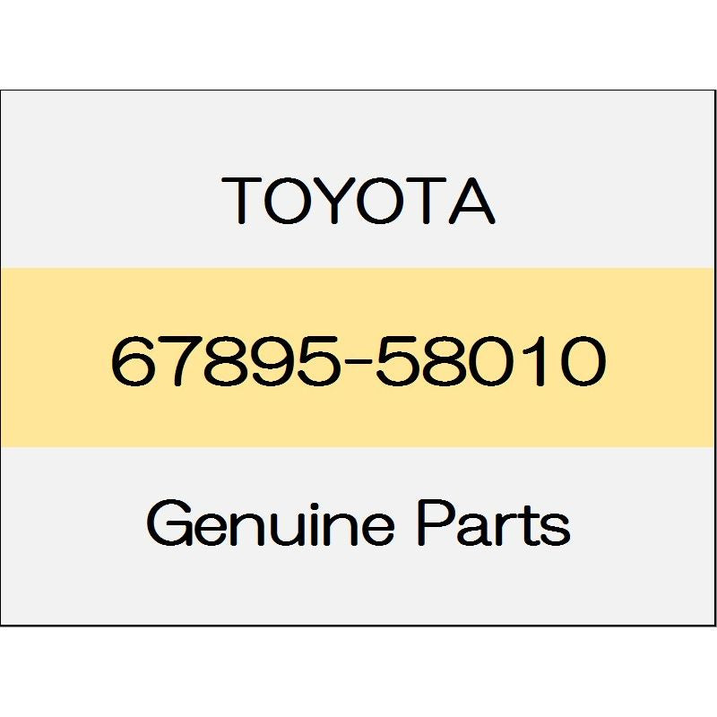 [NEW] JDM TOYOTA ALPHARD H3# Rear door weather strip No.3 (R) Mu windshield encounter Sir 67895-58010 GENUINE OEM