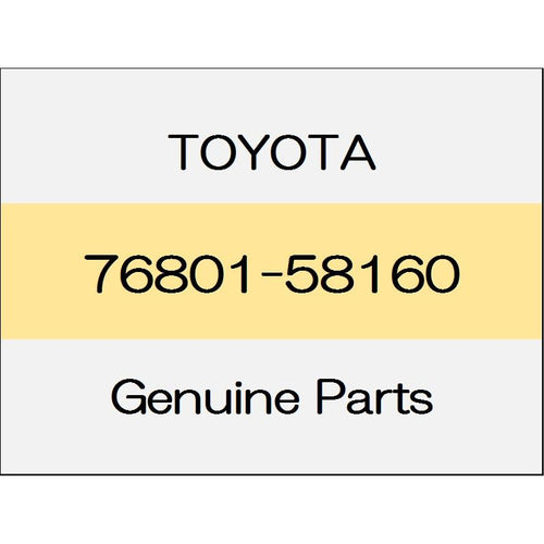 [NEW] JDM TOYOTA ALPHARD H3# Back door out side garnish standard specification 76801-58160 GENUINE OEM