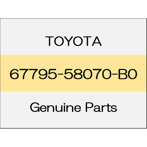 [NEW] JDM TOYOTA ALPHARD H3# Door trim ornament base Front (R) 1801 ~ aero system Executive Lounge S 67795-58070-B0 GENUINE OEM