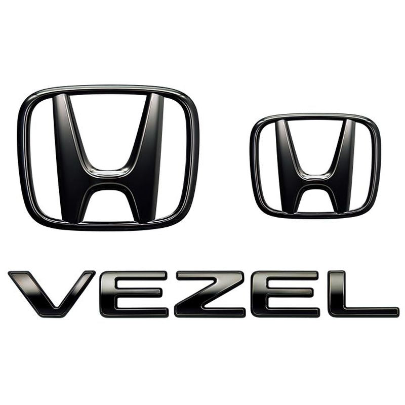 [NEW] JDM Honda VEZEL RV Black Emblem Genuine OEM