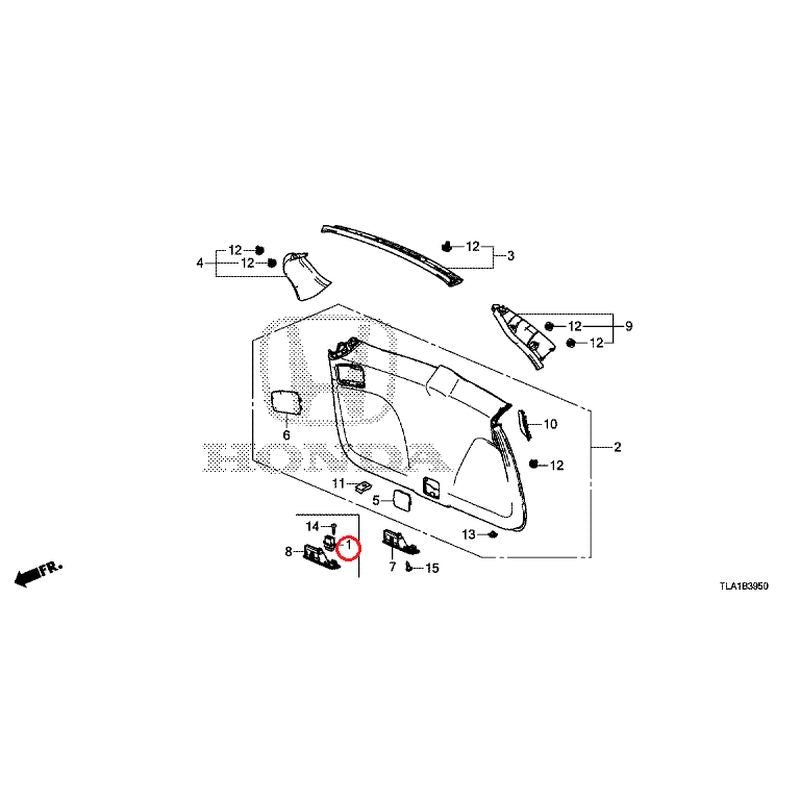 [NEW] JDM HONDA CR-V RW1 2022 Tailgate Lining GENUINE OEM