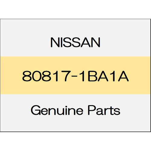 [NEW] JDM NISSAN SKYLINE CROSSOVER J50 Front door sash tape (L) 80817-1BA1A GENUINE OEM