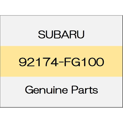 [NEW] JDM SUBARU WRX STI VA Console box pocket D year break with a standard car seat heater 92174-FG100 GENUINE OEM