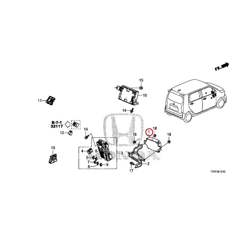 [NEW] JDM HONDA N-WGN JH3 2023 Control unit (indoor) GENUINE OEM