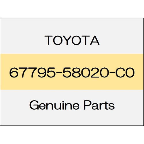 [NEW] JDM TOYOTA ALPHARD H3# Door trim ornament base Front (R) ~ 1801 Aero system 67795-58020-C0 GENUINE OEM