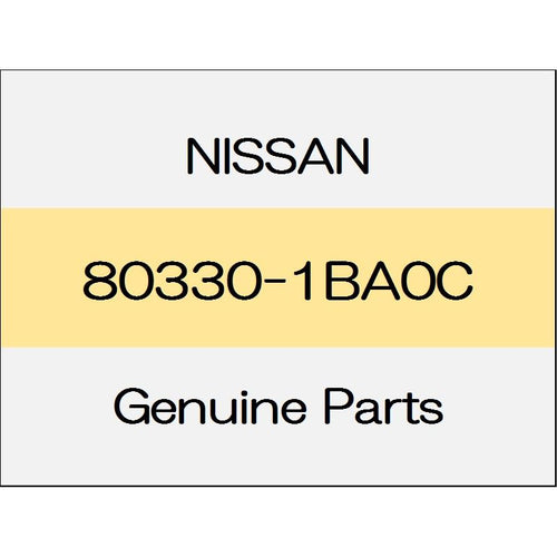 [NEW] JDM NISSAN SKYLINE CROSSOVER J50 Front door glass run rubber (R) 80330-1BA0C GENUINE OEM