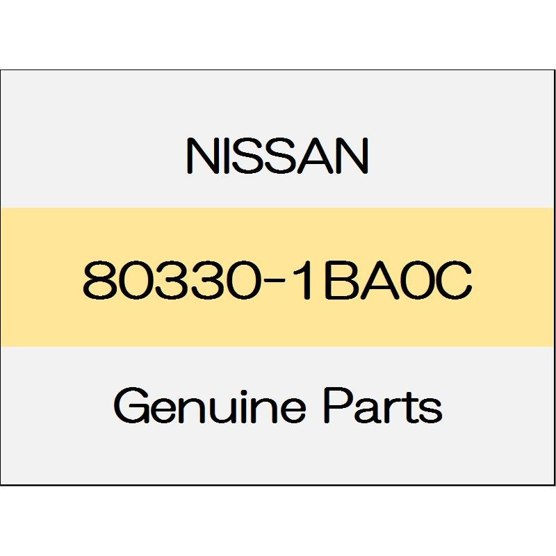 [NEW] JDM NISSAN SKYLINE CROSSOVER J50 Front door glass run rubber (R) 80330-1BA0C GENUINE OEM